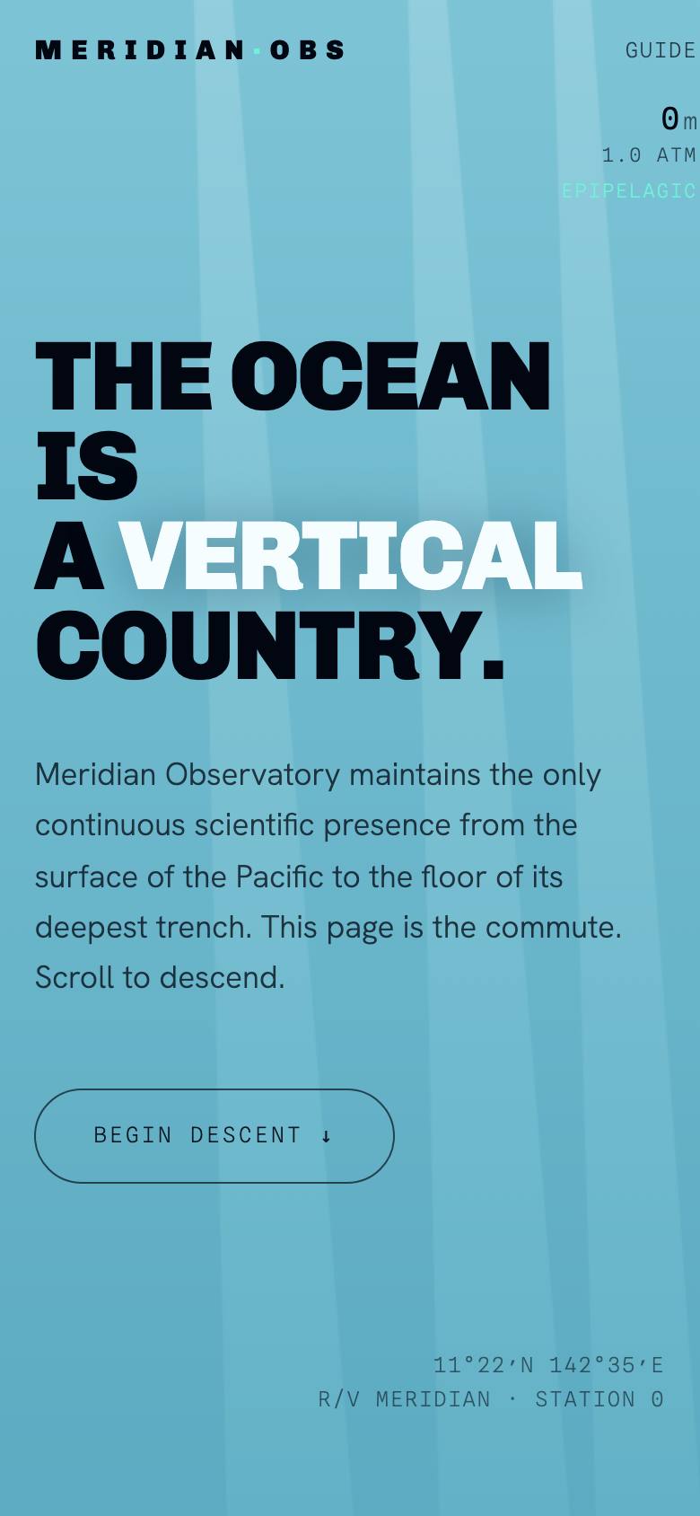 MERIDIAN — mobile view