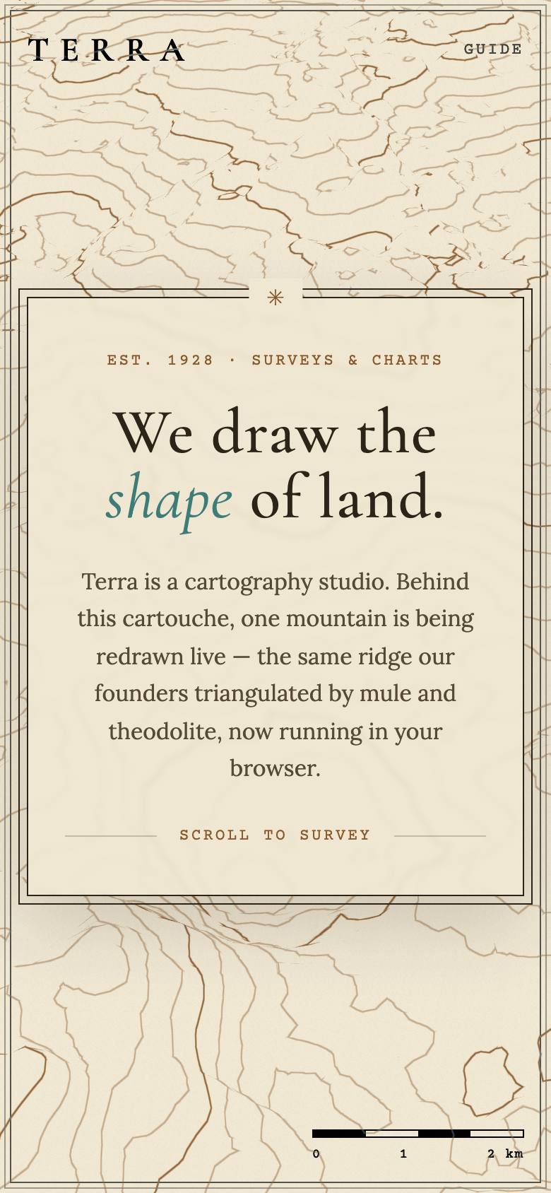 TERRA — mobile view