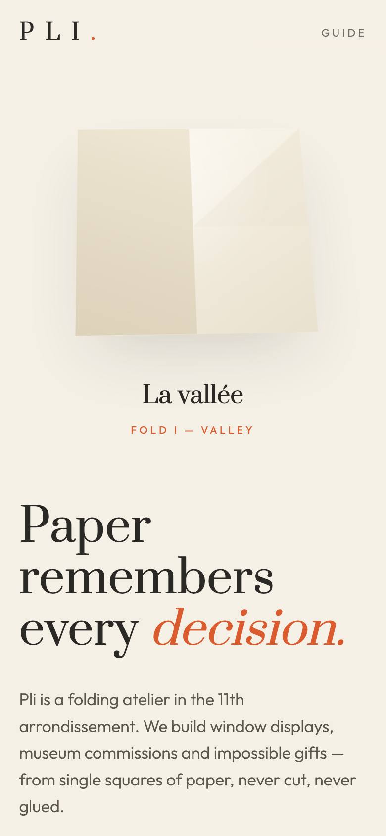 PLI — mobile view