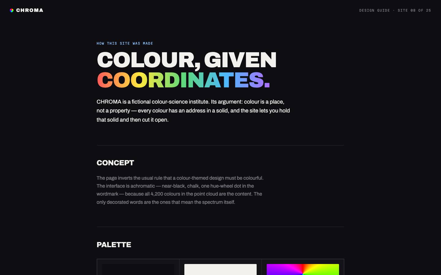 CHROMA — build guide page