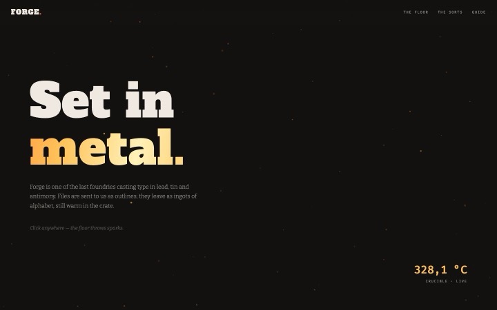 FORGE homepage