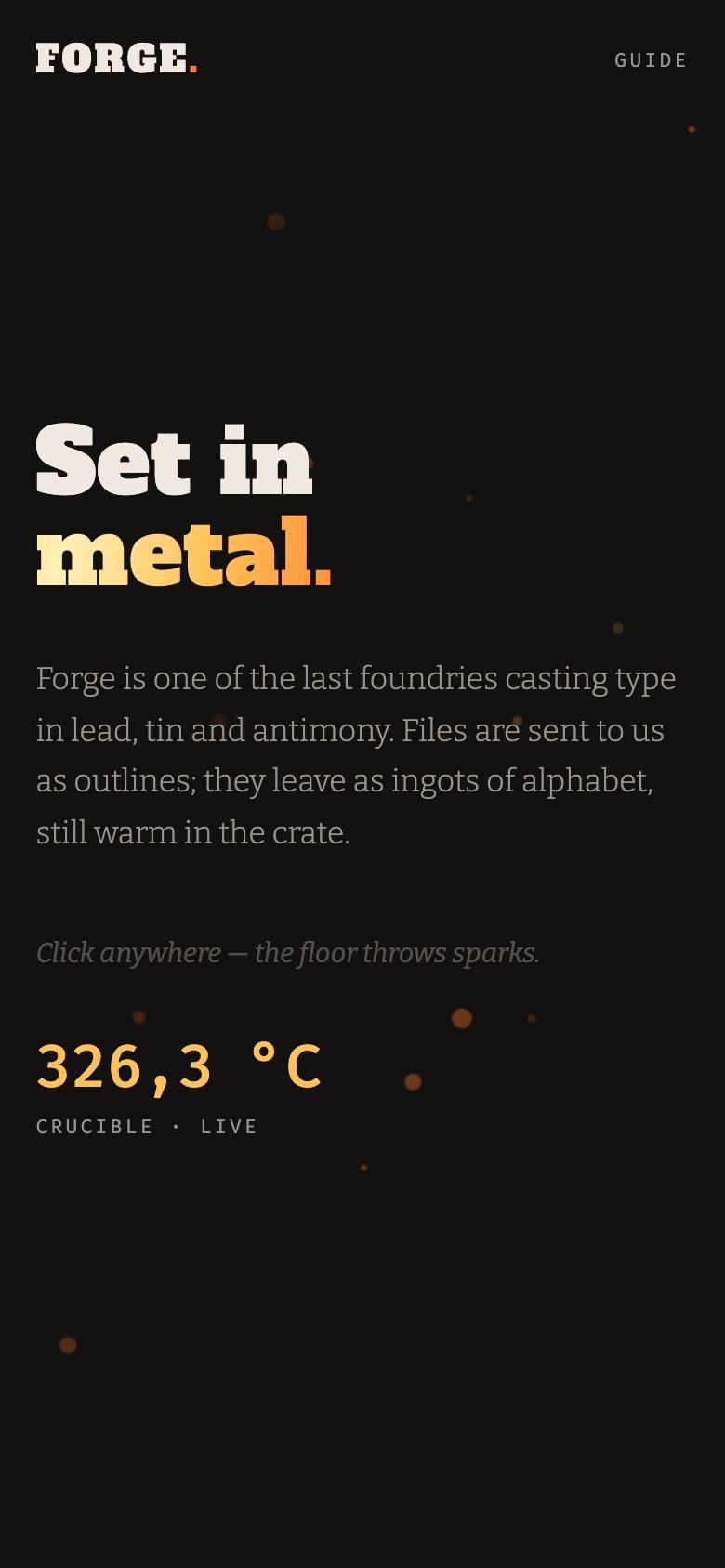 FORGE — mobile view