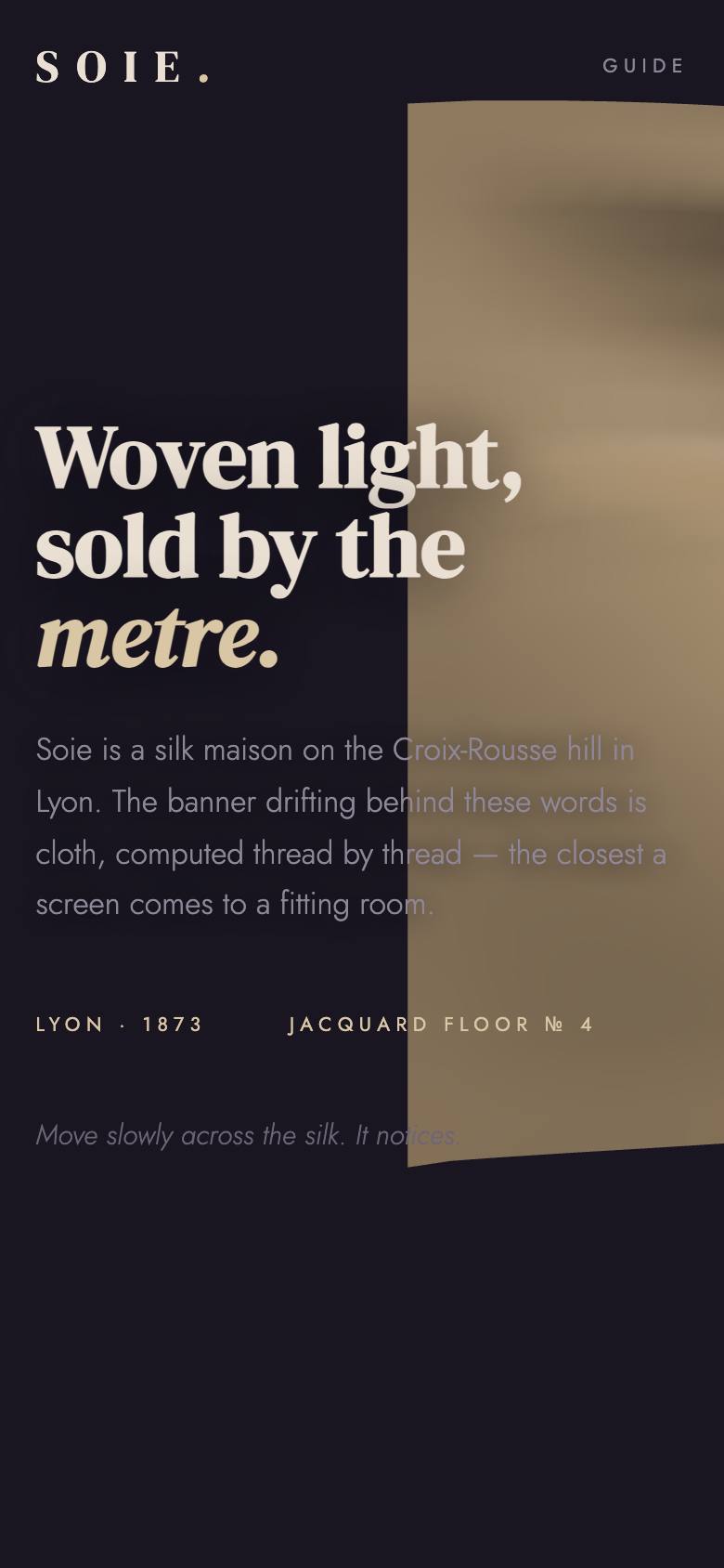SOIE — mobile view