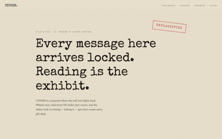 CIPHER homepage