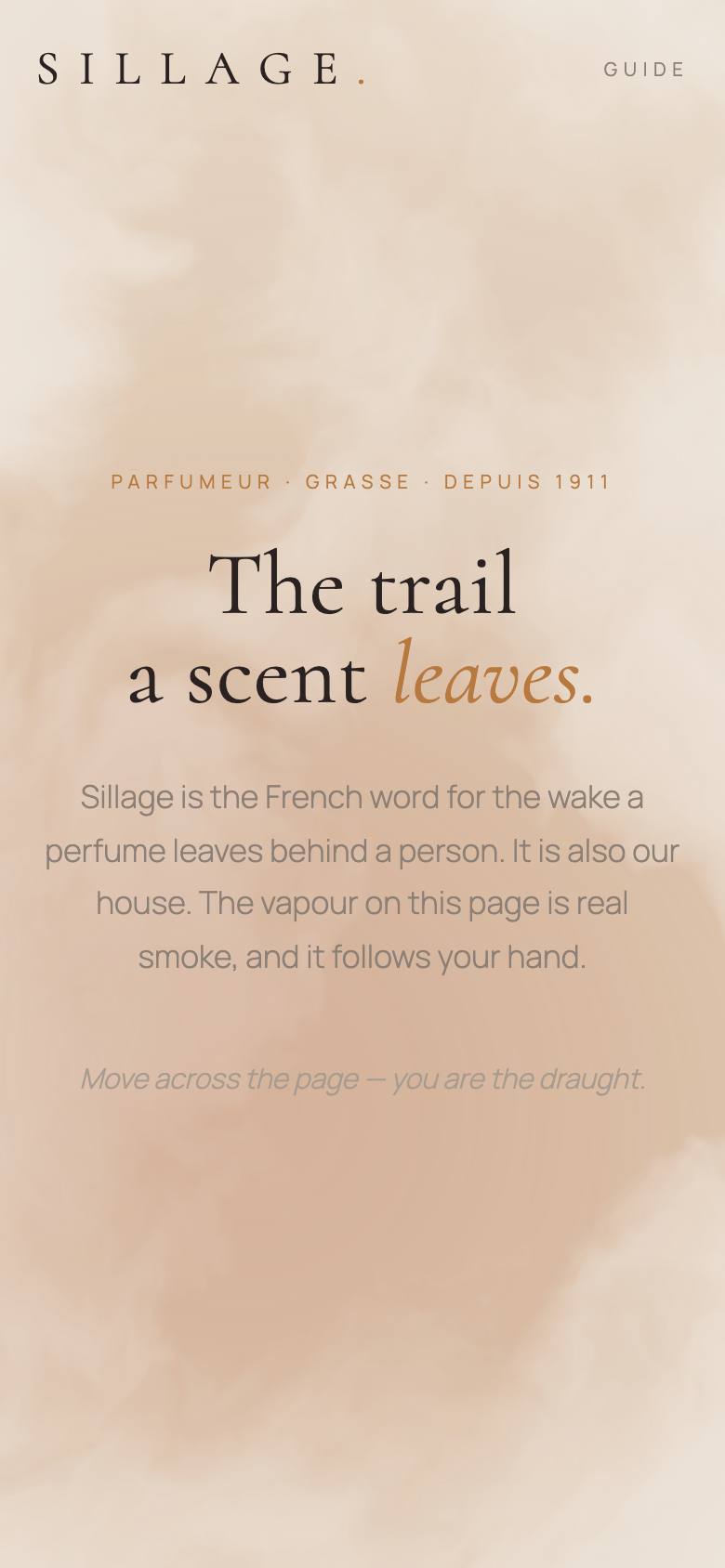 SILLAGE — mobile view