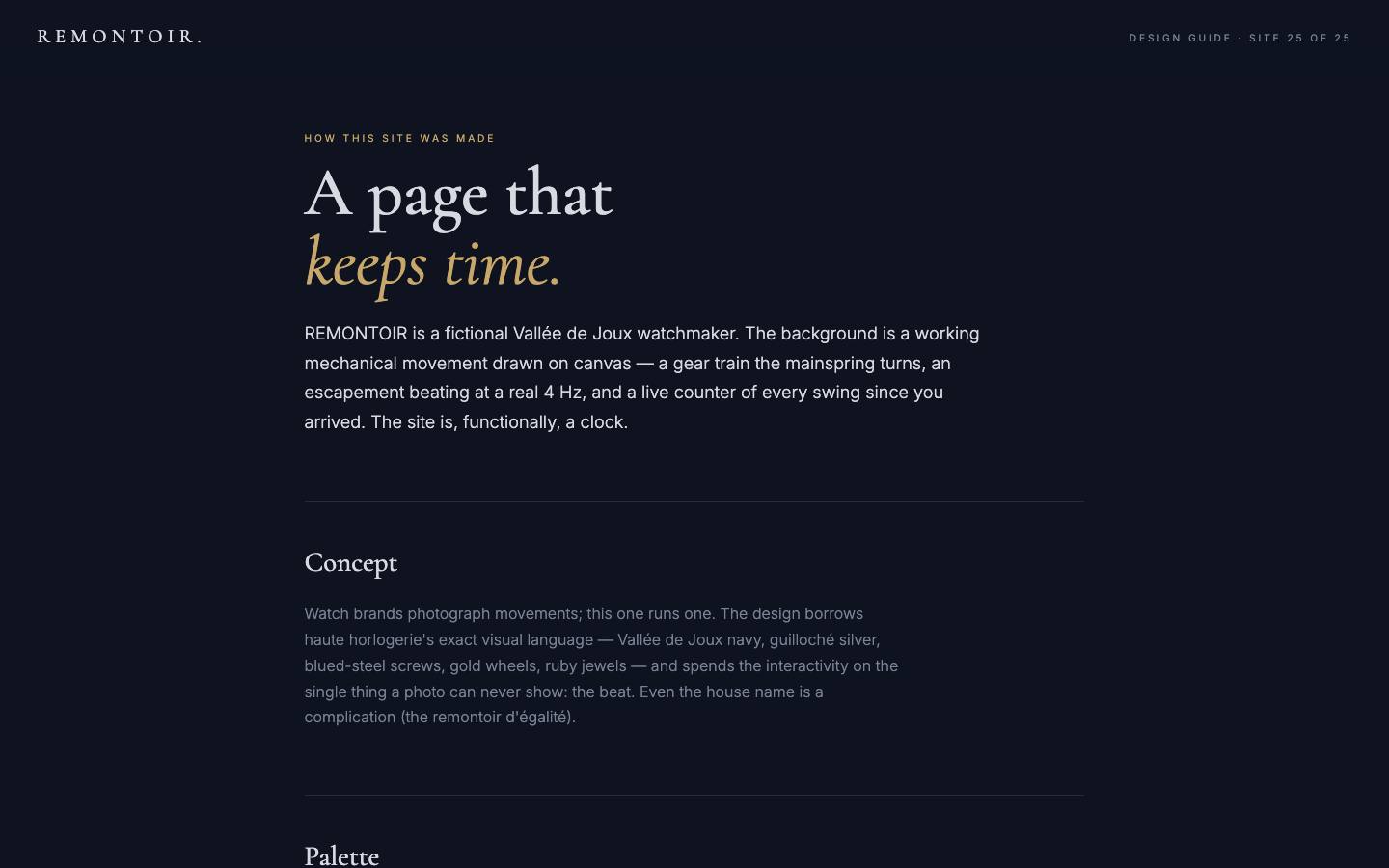 REMONTOIR — build guide page